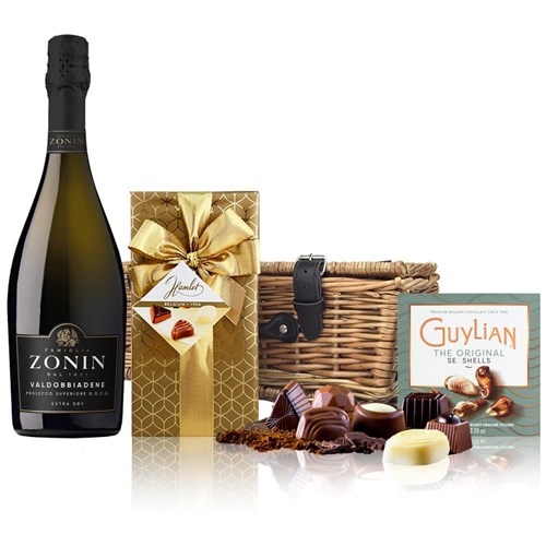 Zonin Valdobbiadene DOCG Millesimato Extra Dry 75cl And Chocolates Hamper